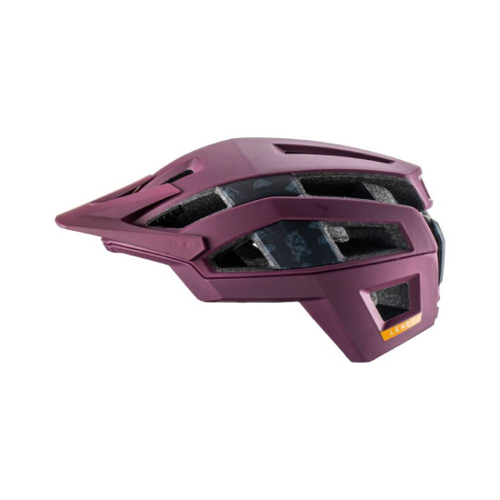 LEATT CYCLING HELMET MTB TRAIL 3.0 V22 HELMET MALBEC COLOR PURPLE / BLACK SIZE L (59-63 cm)