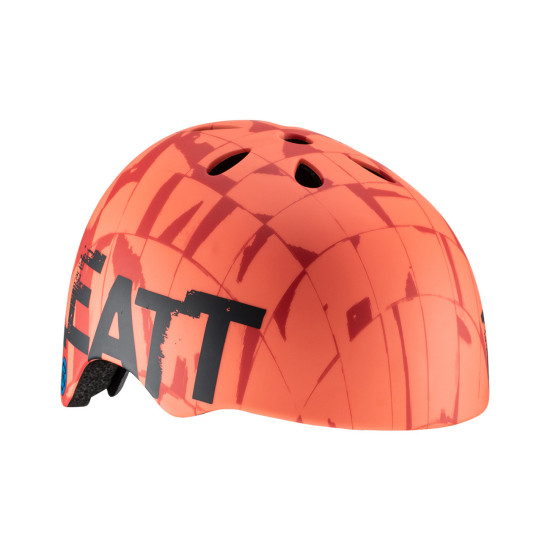 LEATT CYCLING HELMET (CHILDREN'S) MTB URBAN 1.0 JUNIOR V22 HELMET CORAL COLOR ORANGE SIZE XS (50-54 cm)