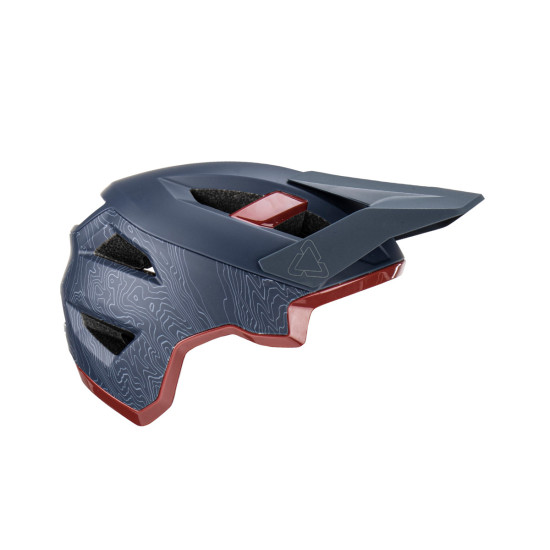LEATT MTB CYCLING HELMET ALLMTN 3.0 V23 HELMET SHADOW COLOR NAVY / BURGUNDY SIZE L (59-63 cm)