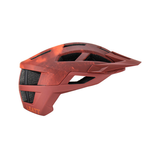 LEATT CYCLING HELMET MTB TRAIL 2.0 V23 HELMET LAVA COLOR BURGUNDY SIZE S (51-55 cm)