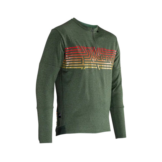 LEATT MTB TRAIL 4.0 JERSEY SPINACH CYCLING JERSEY GREEN SIZE XL