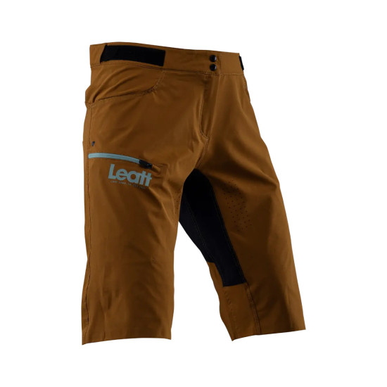 LEATT CYCLING SHORTS (WOMEN'S) MTB ALLMTN 3.0 SHORTS PEANUT COLOR BROWN SIZE S