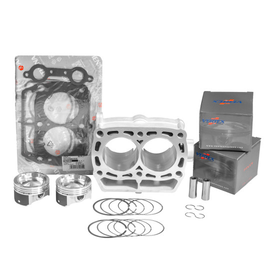 PROMX COMPLETE CYLINDER POLARIS RZR 800 EFi '09-'14, SPORTSMAN 800 EFi '09-'14 (STD 80MM) NICASIL (CYLINDER, 2 X PISTON,