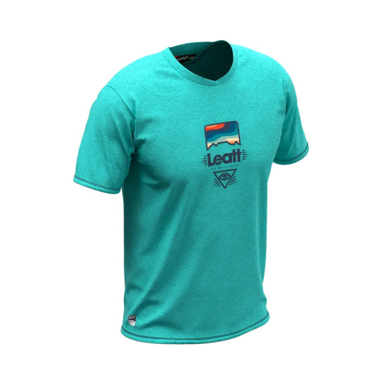 LEATT CYCLING JERSEY (CHILDREN'S) MTB ALLMTN 2.0 JUNIOR JERSEY AQUA COLOR TURQUOISE SIZE XL (150-160 cm)