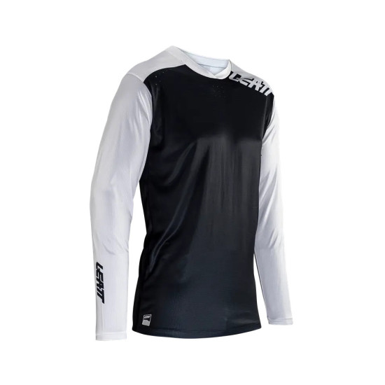 LEATT MTB ENDURO 4.0 JERSEY WHITE COLOR WHITE / BLACK SIZE XXL