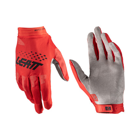 LEATT (2022) pirštinės MOTO 2,5 X-FLOW GLOVE RED spalva raudona dydis M