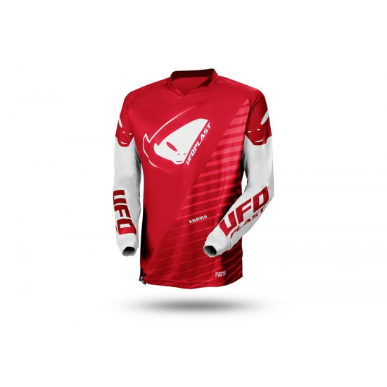 UFO T-shirt KIMURA CROSS children's / JUNIOR / KIDS color red white size XXXS - UFO collection 2022