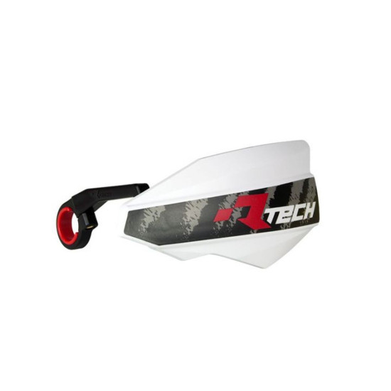 RACETECH (RTECH) VERTIGO DVIRAČIO RANKŲ APSAUGOS, BALTOS (SU LAIKIKLIAIS)