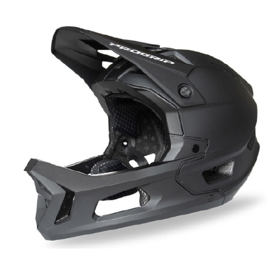 PROGRIP CYCLING HELMET PG3060 MTB / E-BIKE GUARDIAN FULL FACE COLOR BLACK MATT SIZE XS (48 / 54cm)