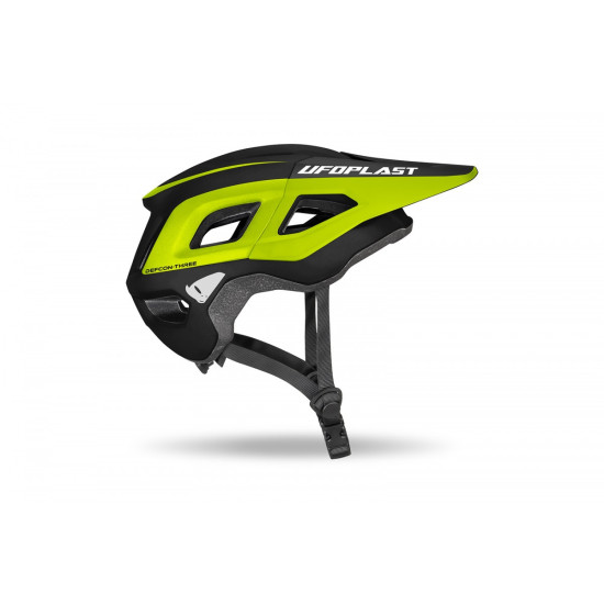 UFO MTB / E-BIKE HELMET DEFCON-THREE COLOR BLACK / FLUO YELLOW SIZE L / XL (HE15003KL / XL) - COLLECTION 2025 / 2026