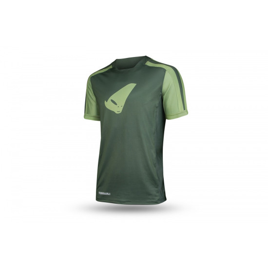 UFO MTB / E-BIKE TERRAIN SV1 JERSEY MADE IN ITALY (SHORT SLEEVE) COLOR GREEN SIZE M - COLLECTION 2025 / 2026