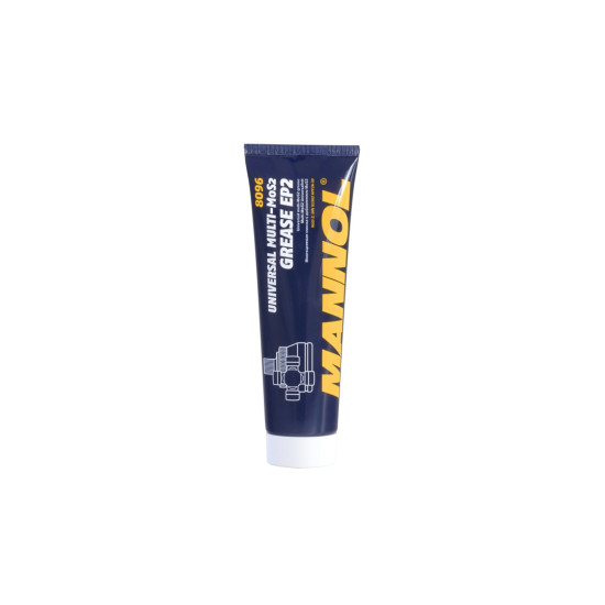 MANNOL EP-2 UNIVERSAL GREASE 230G UNIVERSAL LITHIUM GREASE + MOS2 (8096) (35) - REPLACES MN7096