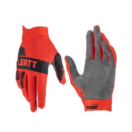 LEATT (2023) pirštinės MOTO 1,5 GRIPR GLOVE RED spalva raudona/juoda dydis L