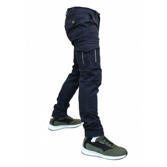 MODEKA CITY NOMAD SWAT MOTORCYCLE JEANS TROUSERS BLACK SIZE XL