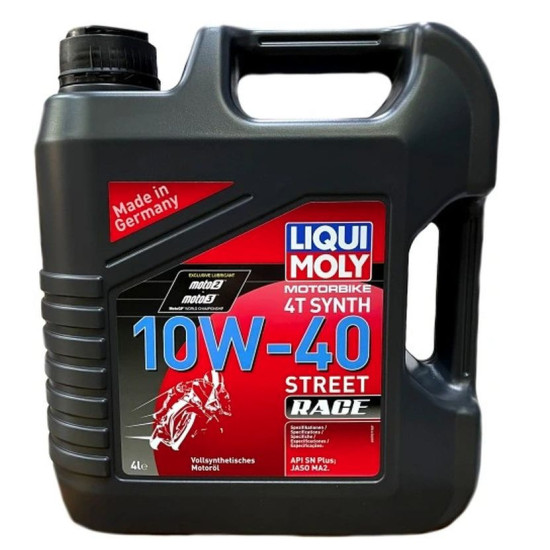 LIQUI MOLY MOTORBIKE 4T ENGINE OIL 10W40 STREET RACE 4L (4)