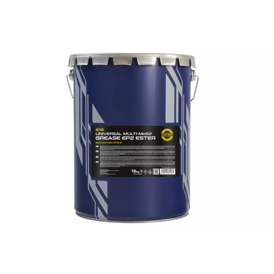 MANNOL UNIVERSAL GREASE EP-2 MULTI MOS2 tepalas su molibdeno disulfidu jungtims, 18 kg