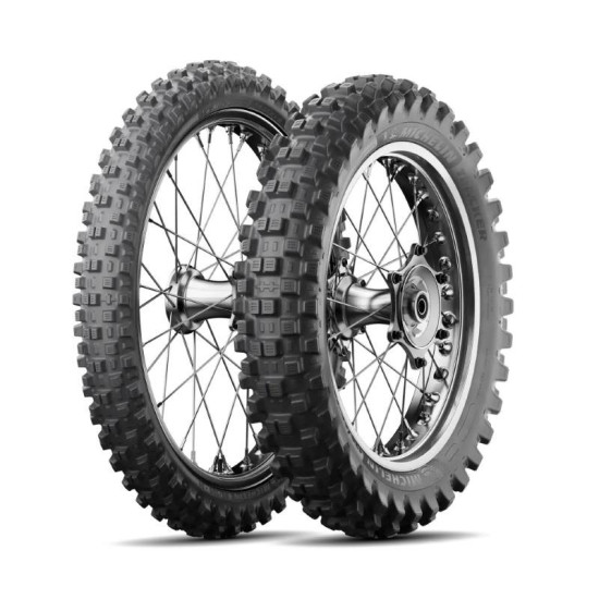 MICHELIN PADANGŲ KOMPLEKTAS (CAI691556 / 25) 80 / 100-21 TRACKER 51R TT M/C PRIEKINĖS DOT 2025 + (CAI505893 / 25) 110 / 