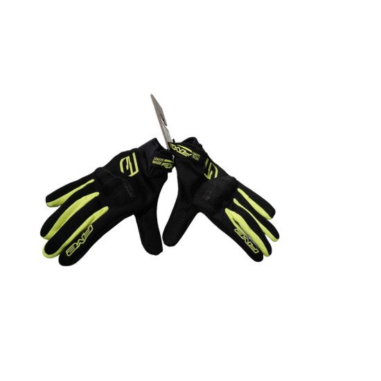 FIVE GLOVES GLOBE EVO TEXTILE GLOVES COLOR BLACK / FLUO YELLOW SIZE 9 (M)