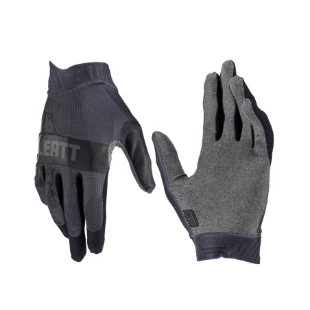 LEATT (2023) pirštinės MOTO 1,5 GRIPR JUNIOR GLOVE BLACK spalva juoda dydis L