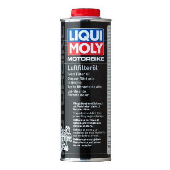 LIQUI MOLY OIL MOTORBIKE KEMPINĖS ORO FILTRAI LUFT-FILTER-ÖL 1L (6)