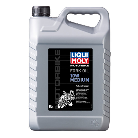 LIQUI MOLY FORK OIL 10W MEDIUM 5L (4) (ON ORDER)