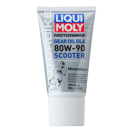 LIQUI MOLY MOTORBIKE GEAR OIL 80W90 GL4 SCOOTER 0.15L (6)
