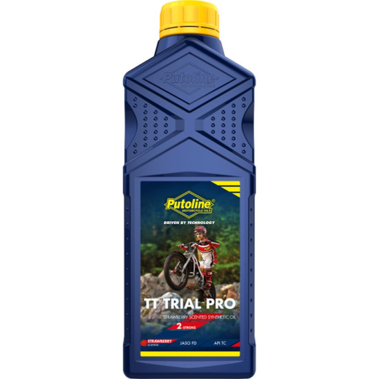 PUTOLINE 2T MAIŠYMO ALYVA 100% TT TRIAL PRO SU BRAŠKIŲ KVAPU 1L (AKC)