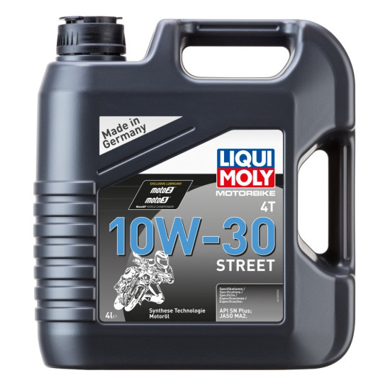 LIQUI MOLY MOTOCIKLŲ 4T VARIKLIO ALYVA 10W30 STREET 4L (4)