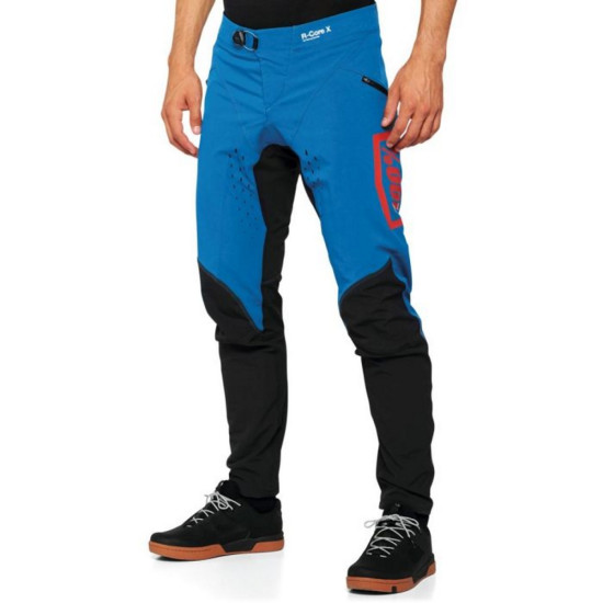 100 PROCENTŲ IŠPARDAVIMAS MTB DVIRAČIŲ KELNĖMS R-CORE X SLATE BLUE SPALVA MĖLYNA / JUODA 36 DYDIS