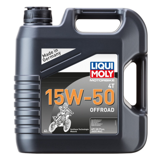 LIQUI MOLY MOTORBIKE 4T ENGINE OIL 15W50 OFFROAD 4L (4)