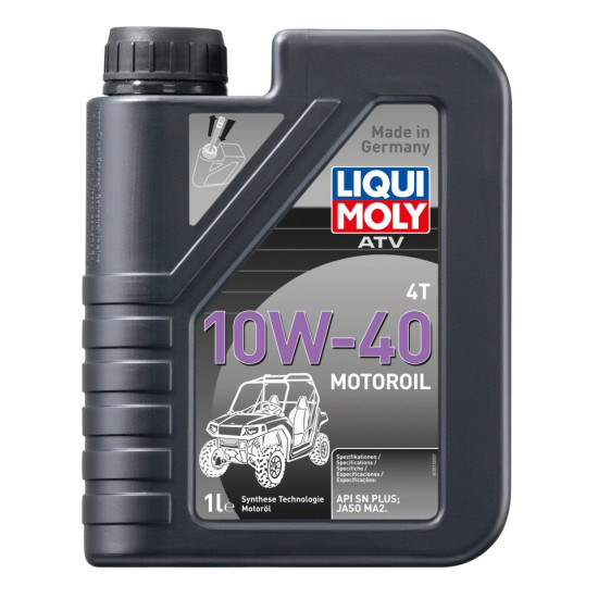 LIQUI MOLY ATV 4T SYNTHETIC MOTOROIL ENGINE OIL 10W40 1L (6)