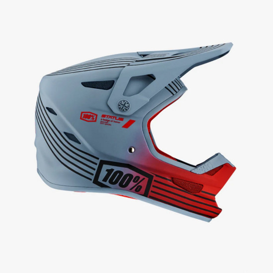 100 PROCENTŲ IŠPARDAVIMAS MTB DVIRAČIŲ ŠALMUI STATUS CALTEC / PILKA SPALVA PILKA / RAUDONA / JUODA DYDIS L (59-60CM)