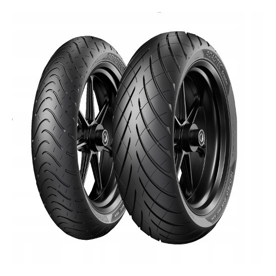 METZELER 2 dalių padangų rinkinys (3844400 / 20) 90 / 90-10 ROADTEC motoroleris 50J TL priekinė / galinė DOT 2020