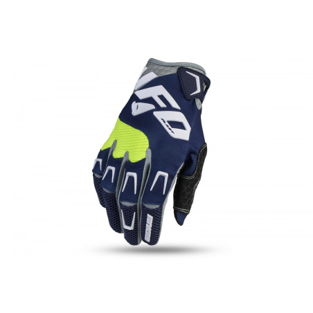 UFO gloves IRIDIUM color blue size L