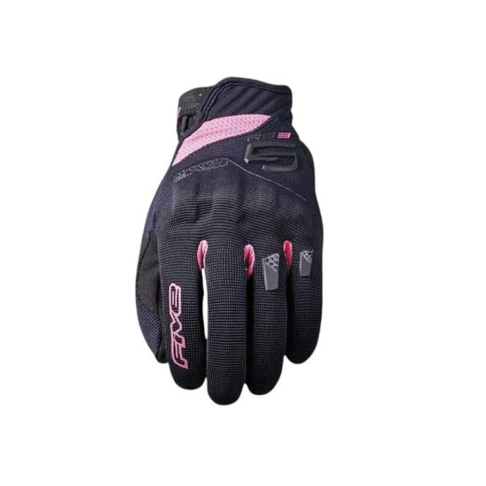 FIVE GLOVES WOMEN'S TEXTILE GLOVES RS3 EVO WOMAN COLOR BLACK / FLUO PINK SIZE 9