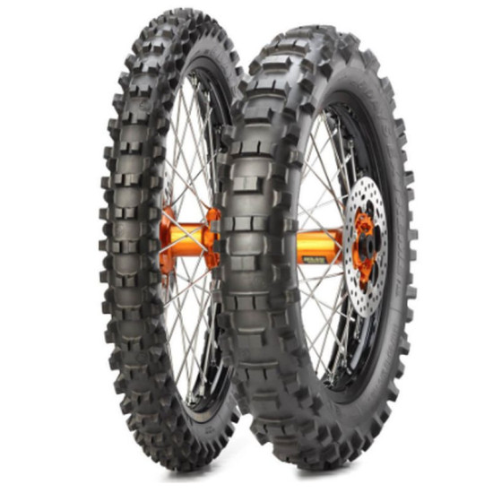 METZELER TIRE SET (3841600 / 22) 80 / 90-21 MCE 6 DAYS EXTREME FIM 48R TT M+S FRONT DOT 2022 + (3841700 / 23) 110 / 80-1