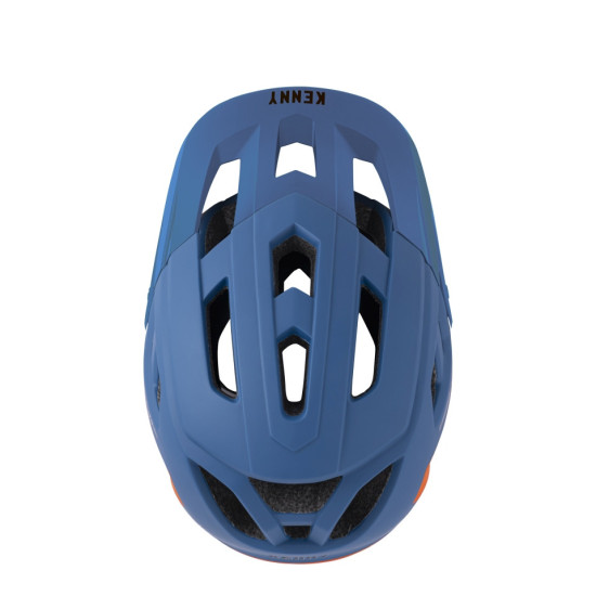KENNY RACING MTB CYCLING HELMET SCRAMBLER KID / JUNIOR / CHILDREN'S BLUE / ORANGE SIZE S (50-54 CM)