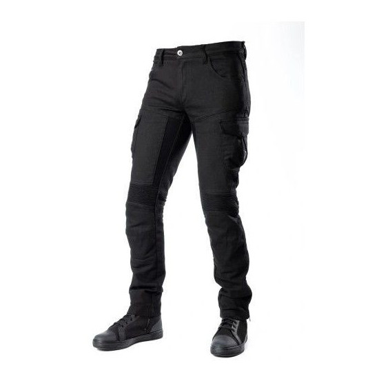 MODEKA PANTS MOTORCYCLE JEANS CITY NOMAD TROOPER COLOR BLACK SIZE XL