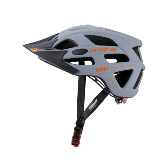 KENNY RACING MTB CYCLING HELMET MODEL K-ONE GREY / ORANGE COLOR GREY / ORANGE SIZE L / XL