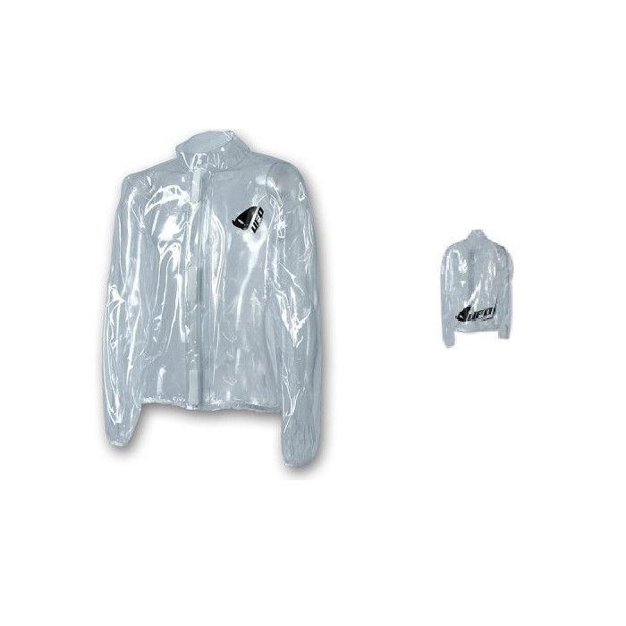 UFO rain jacket, transparent size M
