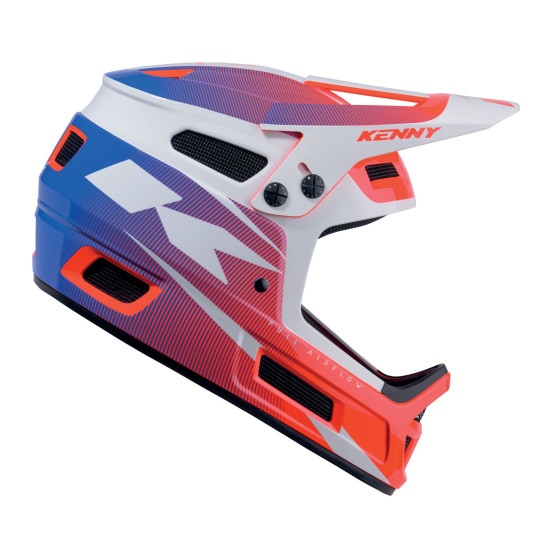 KENNY RACING ELITE PATRIOT MTB DVIRAČIŲ ŠALMAS MĖLYNAS / RAUDONAS / BALTAS L DYDIS