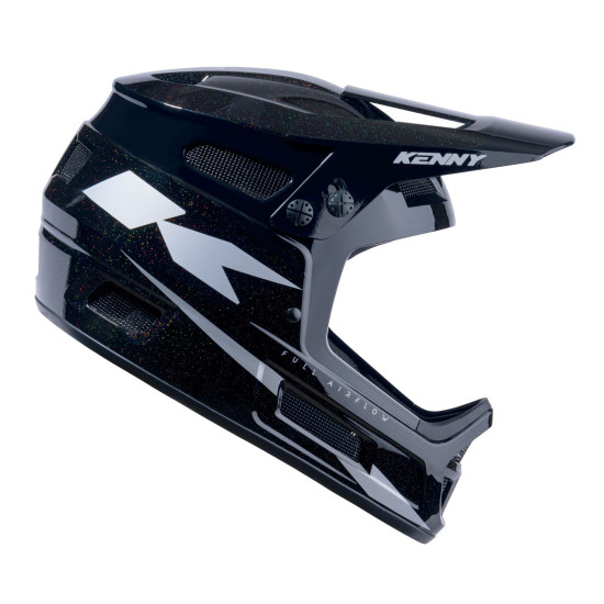 KENNY RACING ELITE BLACK DIAMOND MTB CYCLING HELMET, BLACK, SIZE M