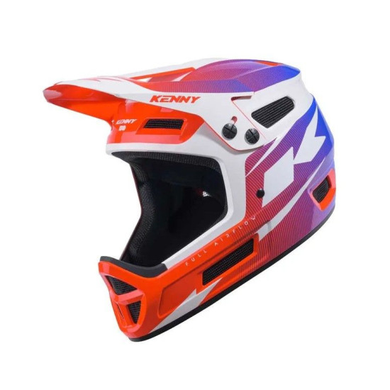 KENNY RACING ELITE PATRIOT MTB DVIRAČIŲ ŠALMAS MĖLYNAS / RAUDONAS / BALTAS M DYDIS
