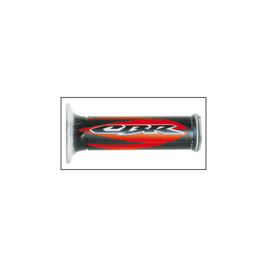 HARRI'S GRIPS 01687-C2R HONDA CBR (120MM / 22MM) WITH HOLE COLOR RED / BLACK (12)