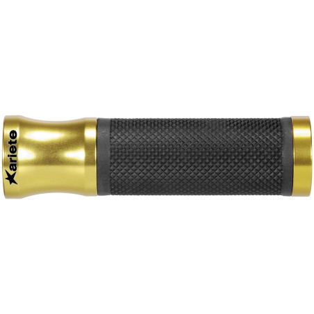 ARIETE PLĖVELĖS RANKENOS ALU-RUB LOCK-ON SISTEMA (125 MM) SU AUKSINĖS SPALVOS SKYLE