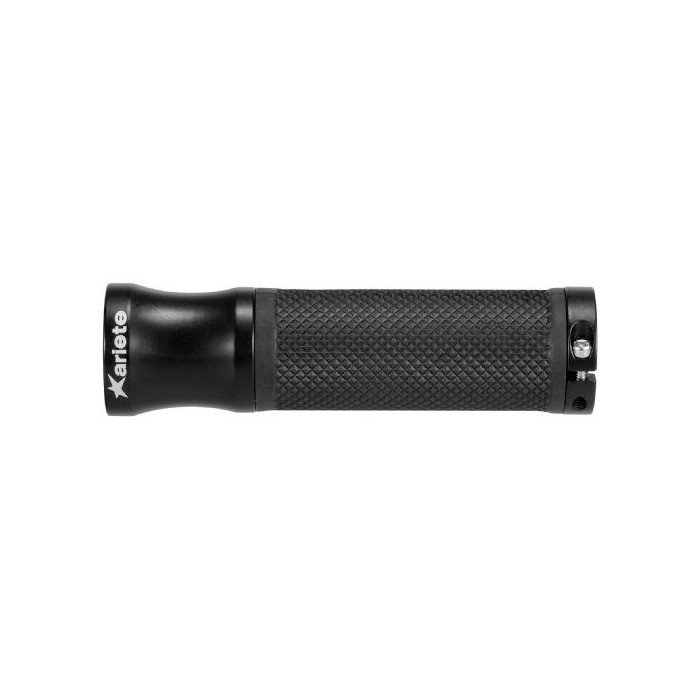 ARIETE PLĖVELĖS RANKENOS ALU-RUB SU LOCK-ON SISTEMA (125 MM) SU SKYLE JUODOS
