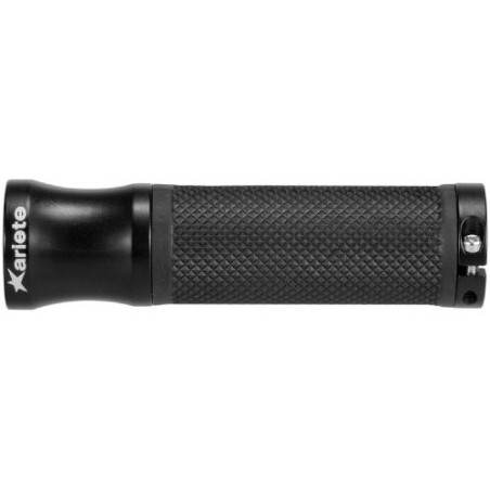 ARIETE PLĖVELĖS RANKENOS ALU-RUB SU LOCK-ON SISTEMA (125 MM) SU SKYLE JUODOS