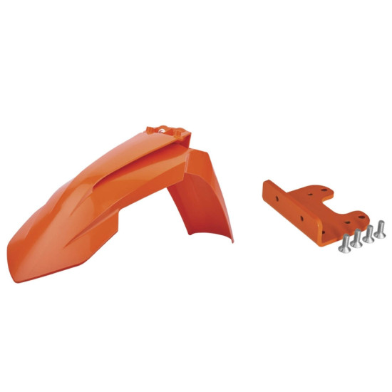 POLISPORT PRIEKINIS SPARNAS SU ADAPTERIU SX / SXF '07-'12 EXC / EXCF '08-'13 ORANŽINIS