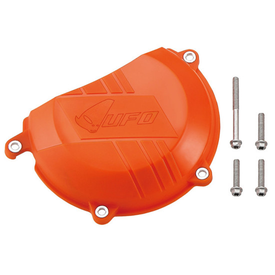 UFO CLUTCH COVER GUARD KTM SXF 450 '13-'15, EXC 450 '13-'15, ORANGE