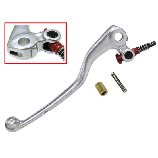 PSYCHIC CLUTCH LEVER KTM SX/EXC '04-'07 SWM 300/500 WITH SPRING AND ADJUSTMENT SCREW (LONG) (DSKT03SND)(LENGTH 153MM)